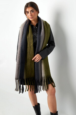 Winter scarf ombre colors gray h5 Picture4